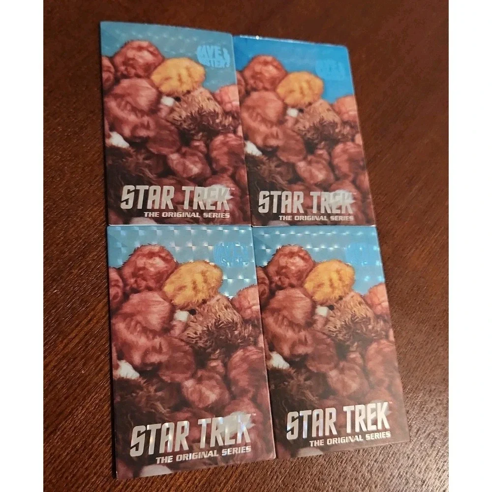 Dave and Busters Star Trek TOS Foil Arcade Card Tribbles 4 Total